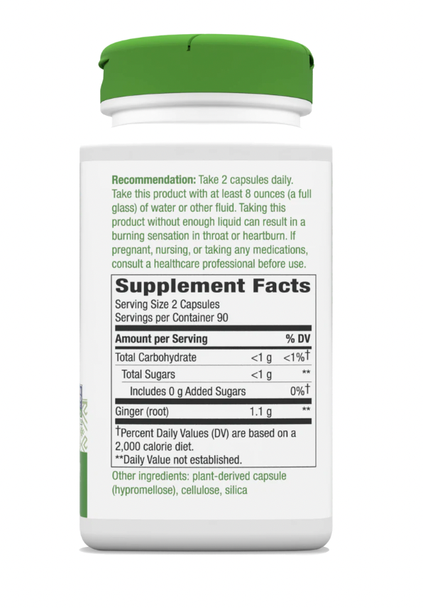 Ginger Root (100 Vegan Capsules)