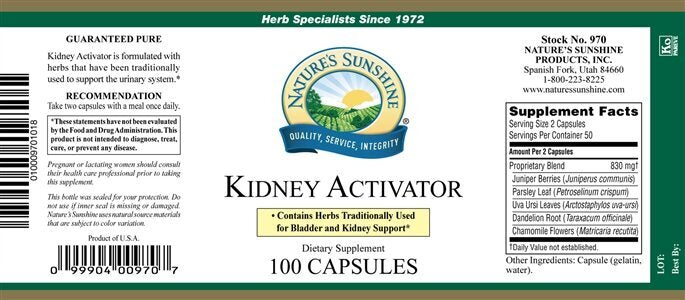 Kidney Activator (100 caps)