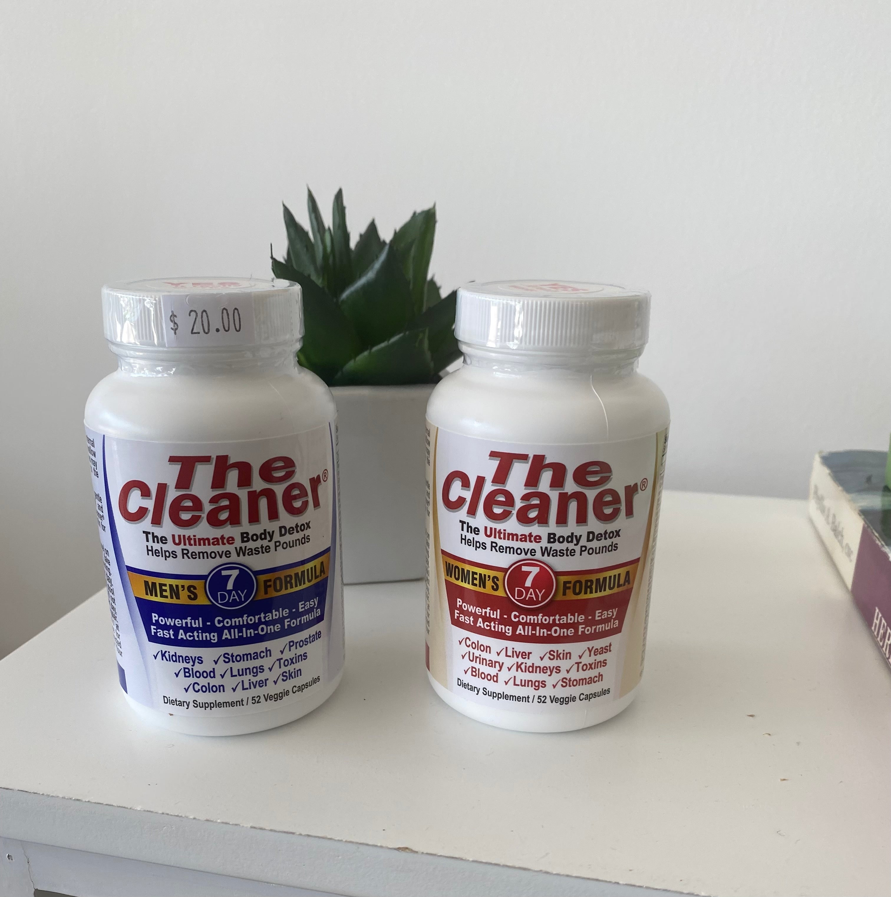 The Cleaner Body Detox Men's Formula, 7 Day - 52 capsules