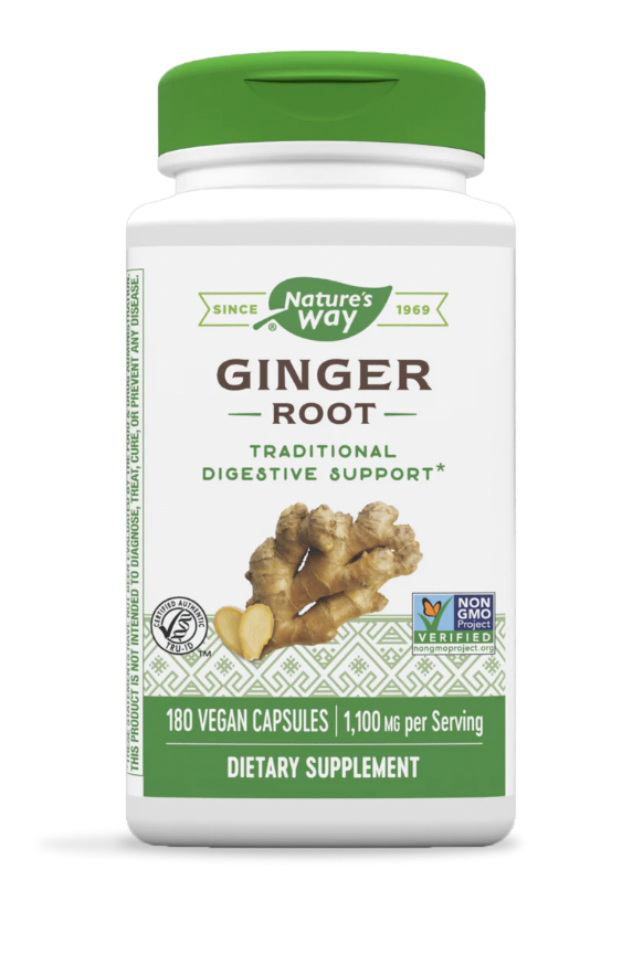 Ginger Root (100 Vegan Capsules)