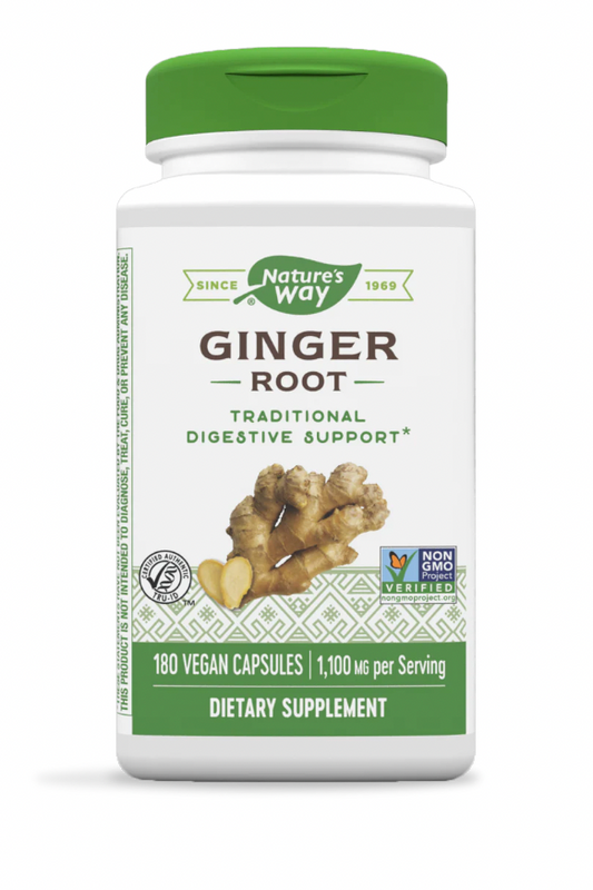 Ginger Root (100 Vegan Capsules)