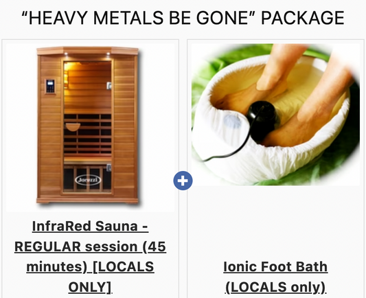 Heavy Metals Be Gone Wellness Package (locals only)