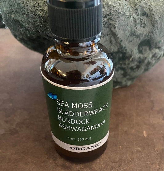 Sea Moss / Bladderwrack /Burdock / ASHWAGANDHA  liquid extract