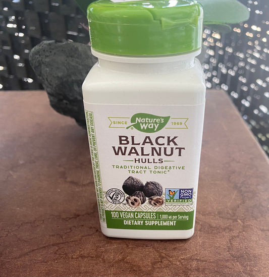 Black Walnut Hulls (100 vegan capsules)