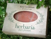 Rose Geranium Soap (Herbaria)